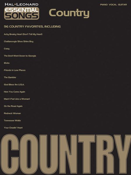 Essential Songs - Country (Hal Leonard Essential Songs) cover