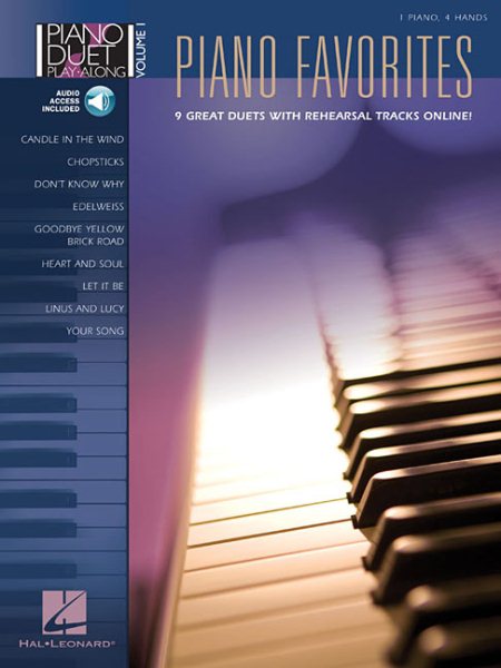 Piano Favorites: Piano Duet Play-Along Volume 1 (Piano Duet Play-Along (Hal Leonard))