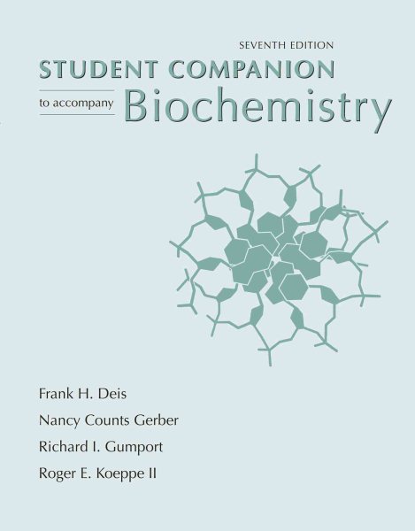 Biochemistry Student Companion, 7th Edition cover