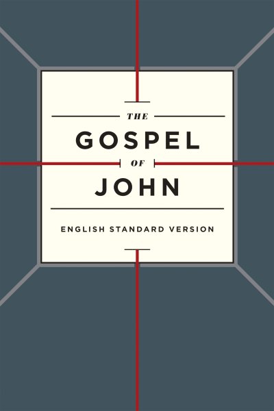 ESV Gospel of John (Paperback, Cross Design) cover