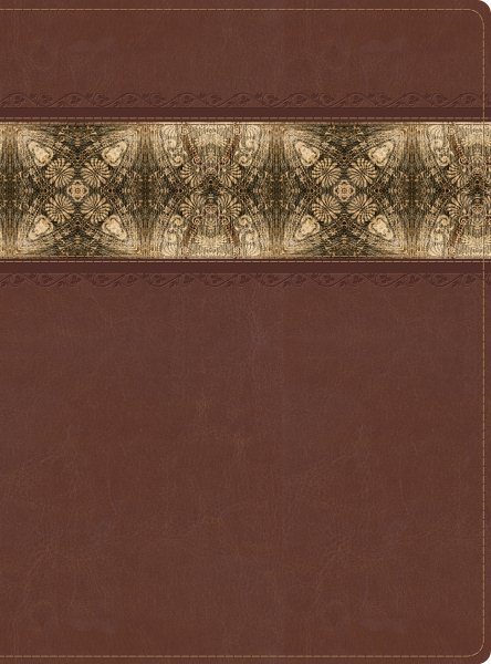 The Apologetics Study Bible, Cinnamon/Brocade LeatherTouch cover