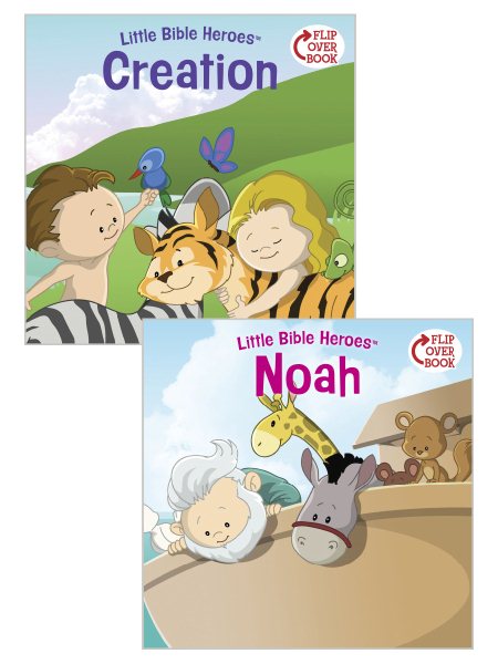 Creation / Noah Flip-Over Book (Little Bible Heroes™)