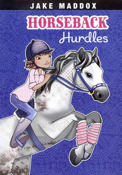 Horseback Hurdles (Jake Maddox Girl Sports Stories) cover