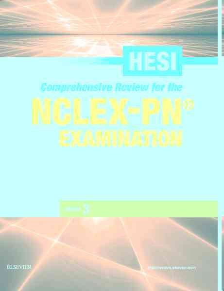 HESI Comprehensive Review for the NCLEX-PN®  Examination, 3e