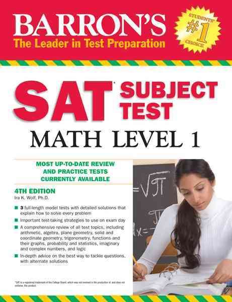 Barron's SAT Subject Test Math Level 1, 4th Edition