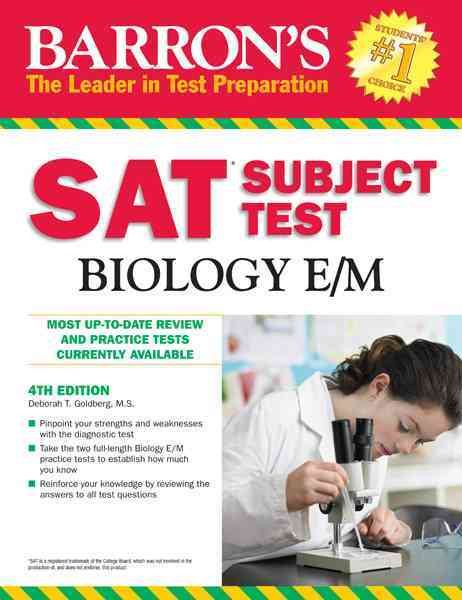 Barron's SAT Subject Test Biology E/M, 4th Edition cover