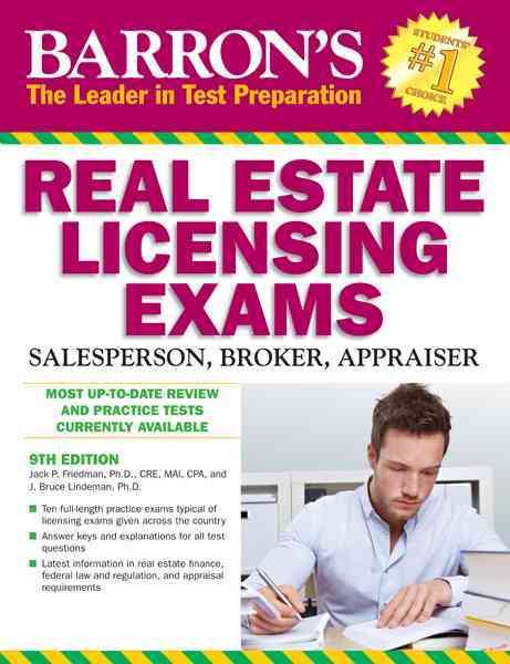 Barron's Real Estate Licensing Exams, 9th Edition cover