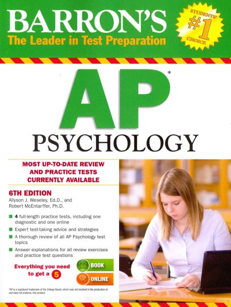 Barron's AP Psychology, 6th Edition cover
