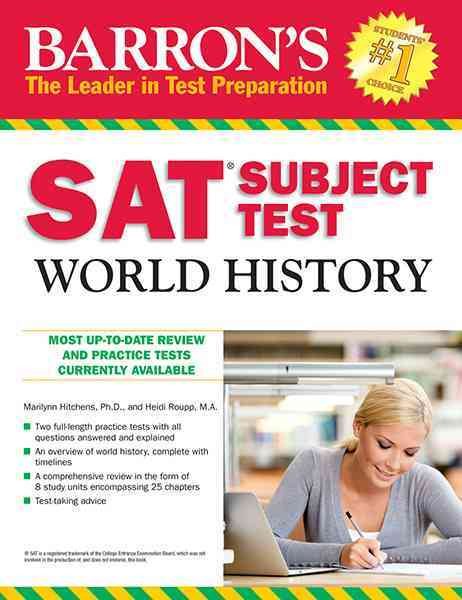 Barron's SAT Subject Test World History, 5th Edition cover