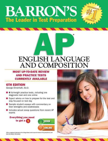 Barron's AP English Language and Composition, 6th Edition cover