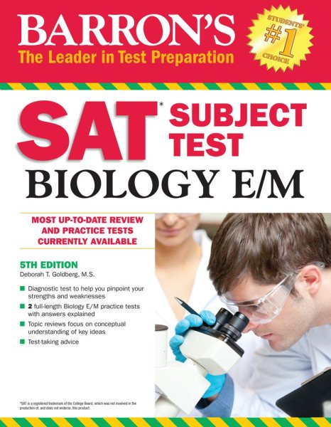 Barron's SAT Subject Test Biology E/M, 5th Edition cover