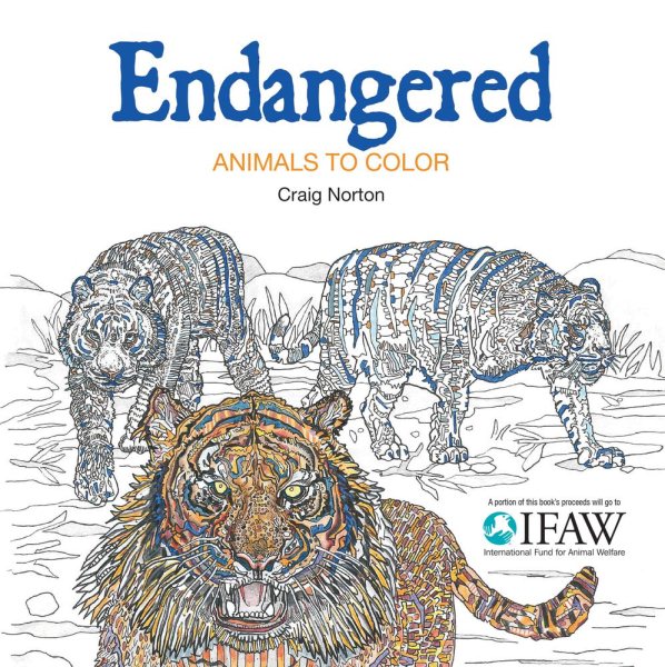 Endangered: Animals to Color cover