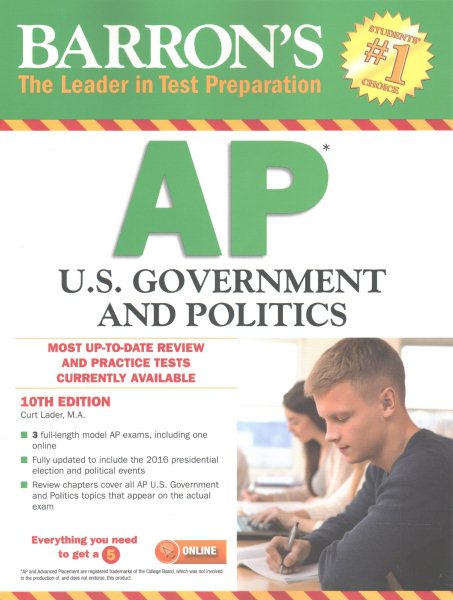 Barron's AP U.S. Government and Politics, 10th Edition cover