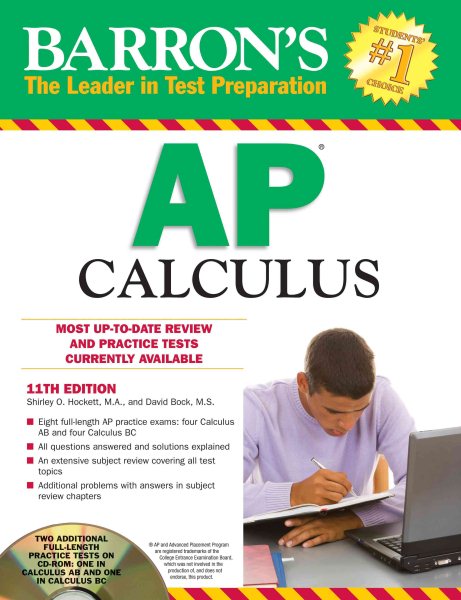 Barron's AP Calculus with CD-ROM, 11th Edition (Barron's AP Calculus (W/CD))