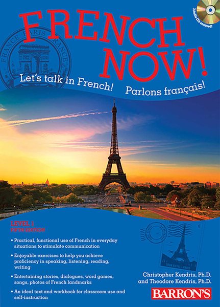 French Now! Level 1 with Online Audio (Barron's Foreign Language Guides)