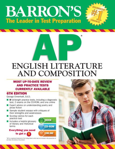 Barron's AP English Literature and Composition with CD-ROM, 6th (Barron's AP English Literature & Composition (W/CD))