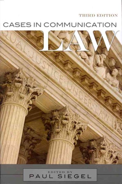 Cases In Communication Law cover