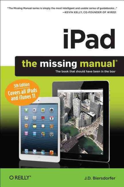 iPad: The Missing Manual cover