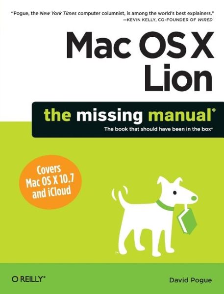 Mac OS X Lion: The Missing Manual (Missing Manuals) cover