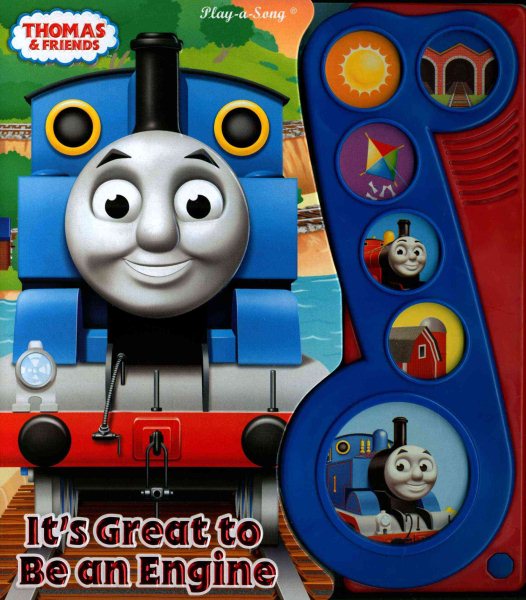 Thomas & Friends - It's Great to Be an Engine Little Music Note Sound Book - PI Kids cover