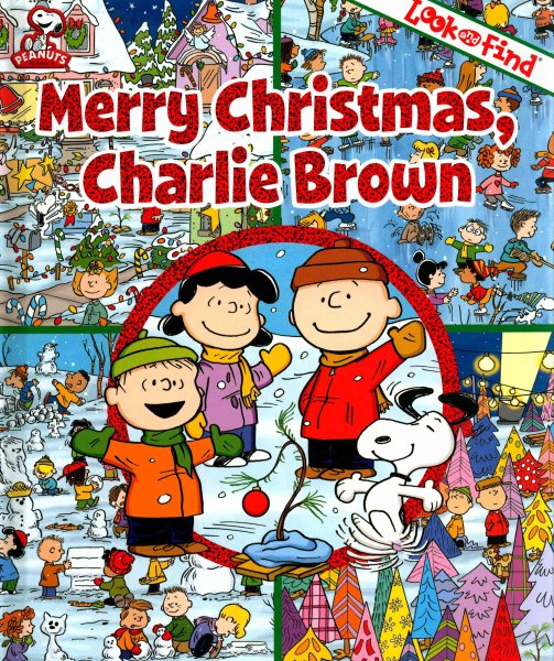 Peanuts - Merry Christmas, Charlie Brown Look and Find - PI Kids (Look & Find) cover