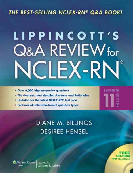 Lippincott Q&A Review for NCLEX-RN (Lippincott's Q&A Review for NCLEX-RN (W/CD))