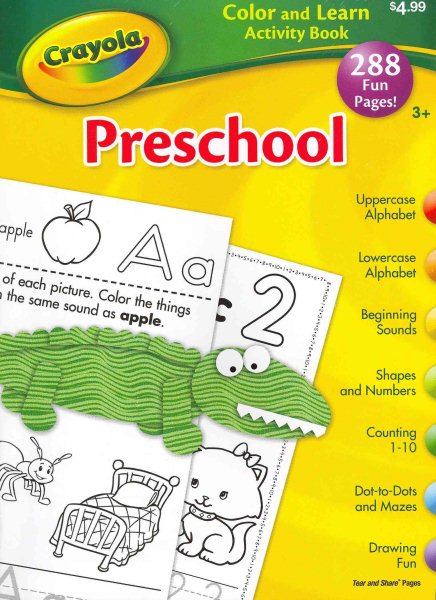 Preschool (Crayola Color and Learn Activity Book) cover