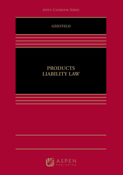 Product Liability Law (Aspen Casebook) cover