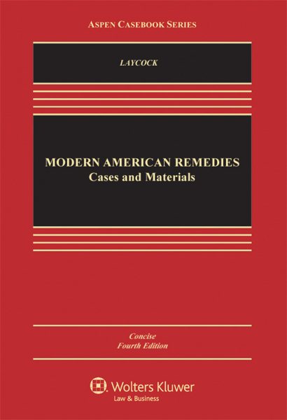 Modern American Remedies: Cases and Materials, Concise Edition (Aspen Casebook Series) cover