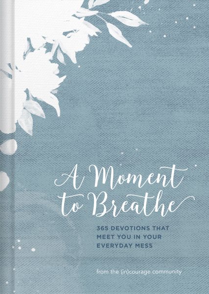 A Moment to Breathe: 365 Devotions that Meet You in Your Everyday Mess cover