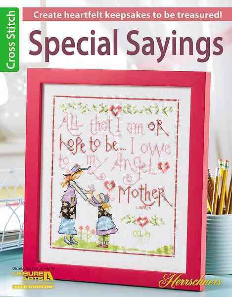 Special Sayings to Stitch (Leisure Arts Cross Stitch) cover