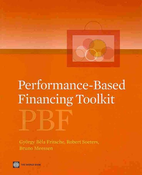 Performance-Based Financing Toolkit cover