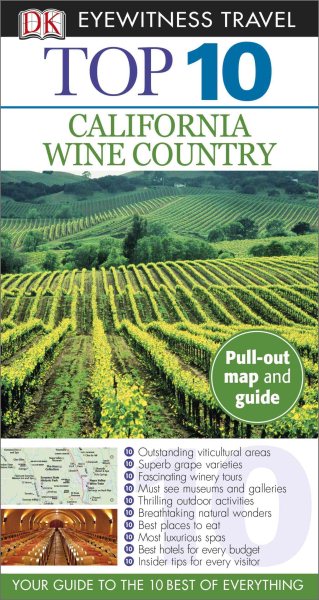 DK Eyewitness Top 10 California Wine Country (Pocket Travel Guide) cover