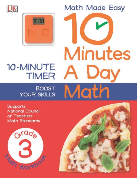 10 Minutes a Day: Math, Third Grade cover