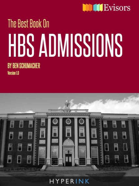 The Best Book On HBS Admissions cover