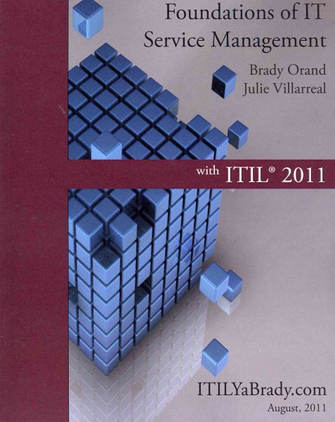 Foundations of IT Service Management with ITIL 2011: ITIL Foundations Course in a Book cover