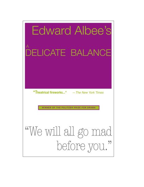 A Delicate Balance cover