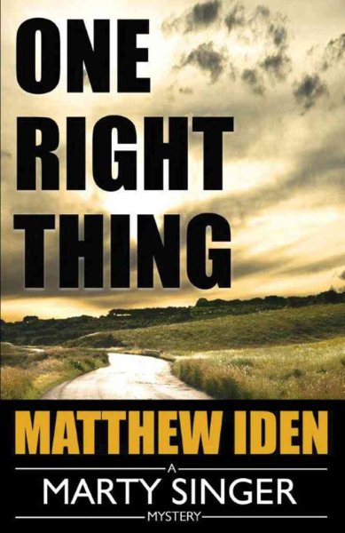One Right Thing (A Marty Singer Mystery) cover