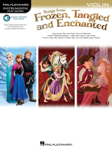 Songs from Frozen, Tangled and Enchanted: Violin (Hal Leonard Instrumental Play-along) cover
