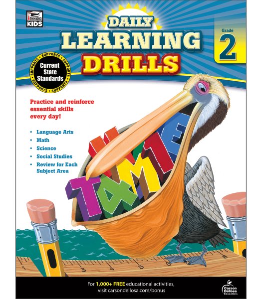 Daily Learning Drills, Grade 2 (Brighter Child: Daily Learning Drills) cover