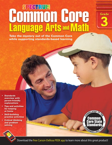 Spectrum - Common Core Language Arts and Math, Grade 3 cover