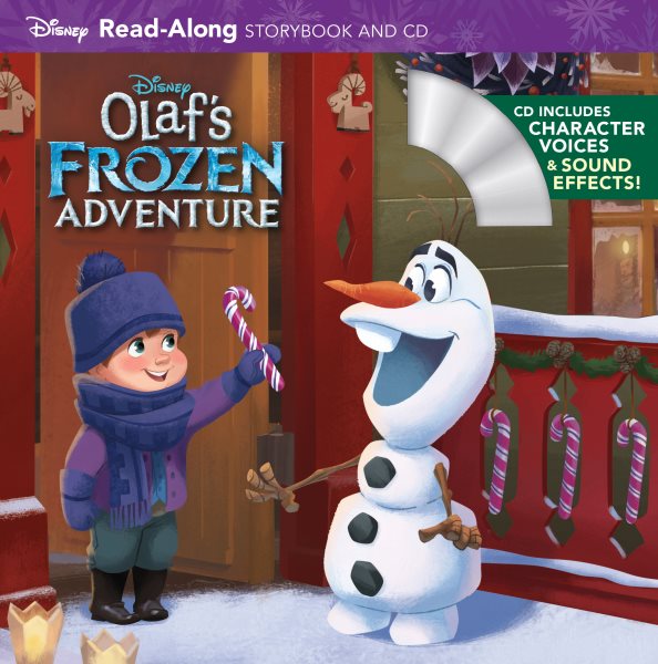Olaf's Frozen Adventure Read-Along Storybook and CD cover