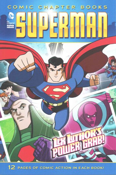 Lex Luthor's Power Grab! (Superman: Comic Chapter Books) cover