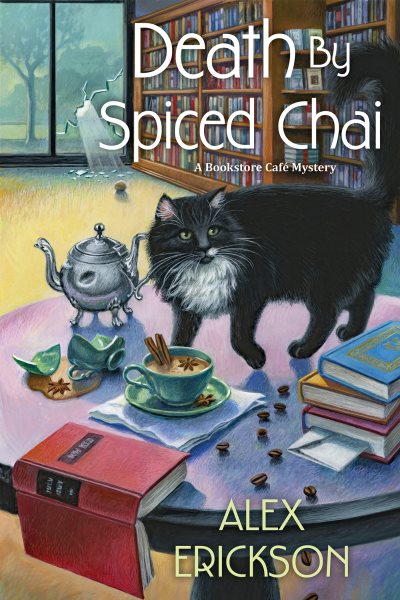 Death by Spiced Chai (A Bookstore Cafe Mystery) cover