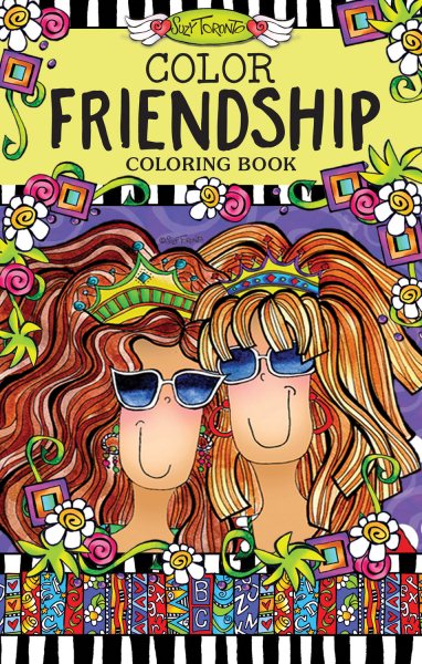 Color Friendship Coloring Book: Perfectly Portable Pages (On-the-Go Coloring Book) (Design Originals) Extra-Thick High-Quality Perforated Pages & Convenient 5x8 Size to Take Along Wherever You Go
