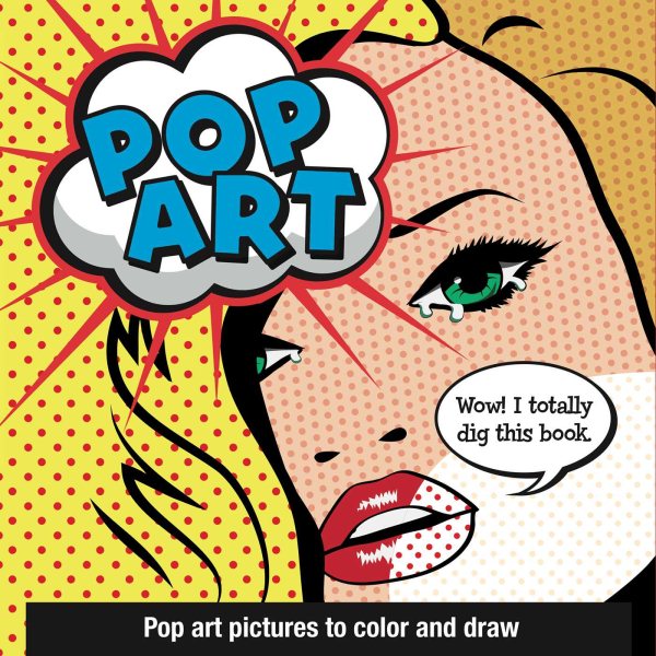 Pop Art: Pop art pictures to color and draw cover