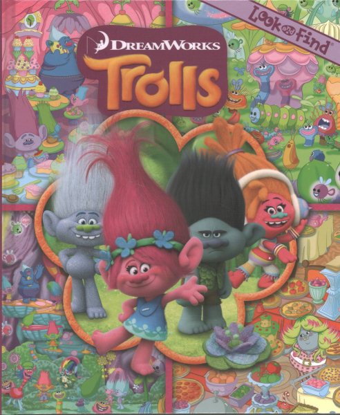 DreamWorks Trolls - Look and Find Activity Book - PI Kids cover