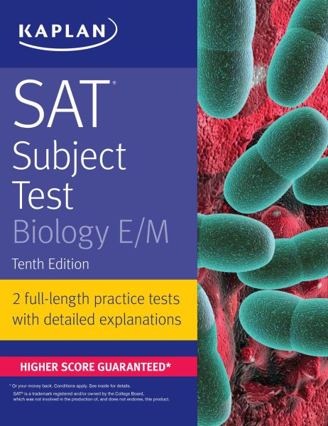 SAT Subject Test Biology E/M (Kaplan Test Prep) cover