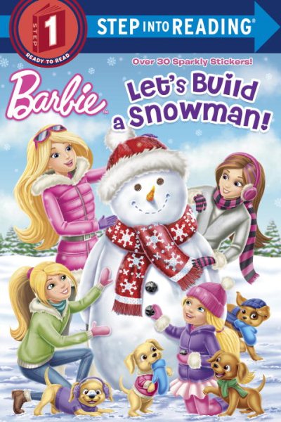 Let's Build a Snowman! (Barbie) (Step into Reading) cover