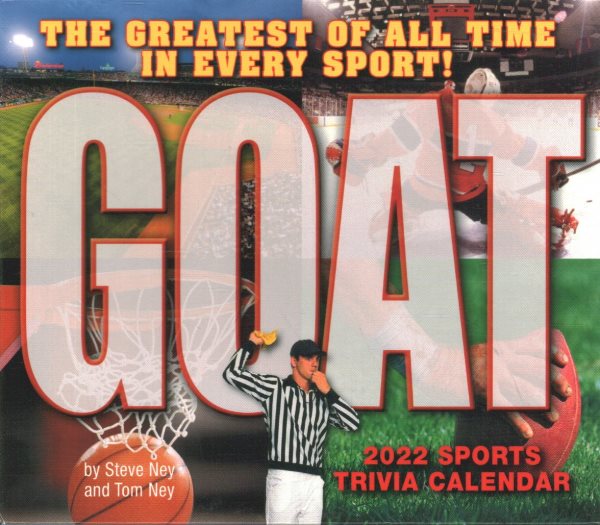Goat Sports Trivia 2022 Boxed Daily Calendar